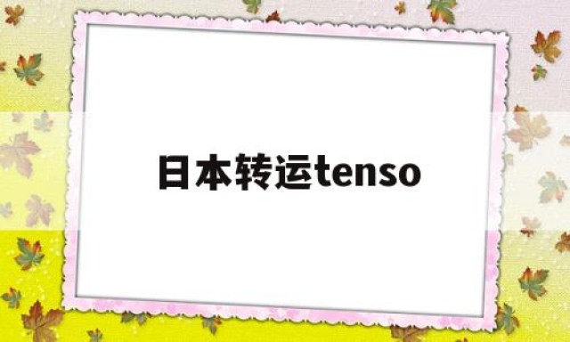 日本转运tenso